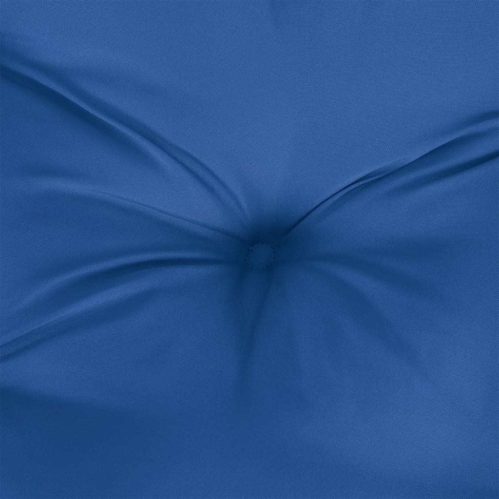 Coussin de palette bleu royal 120x40x12 cm tissu 120 x 40 x 12 cm / Azul - 7