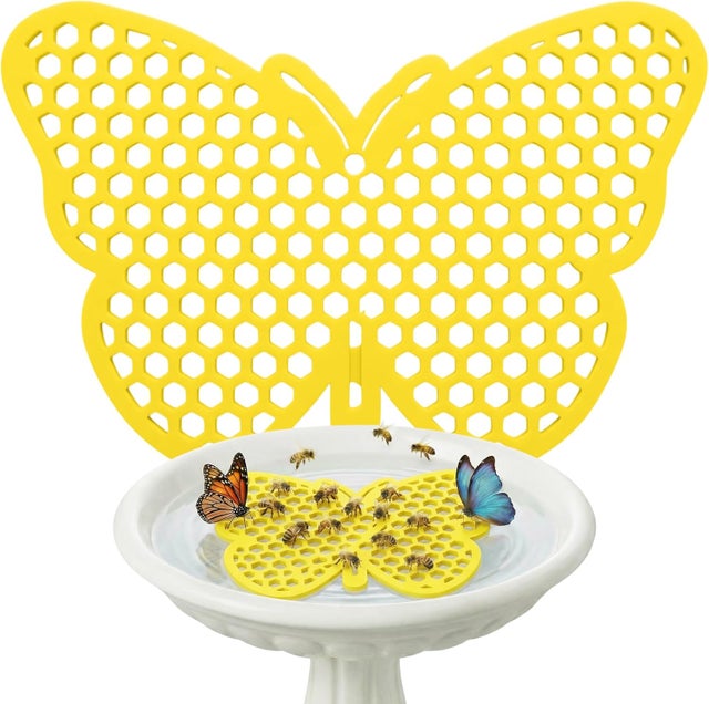 Abejas riego estación, mariposa riego estación, dekoracja ogrodowa, mariposa, amarillo, 1 jednostka