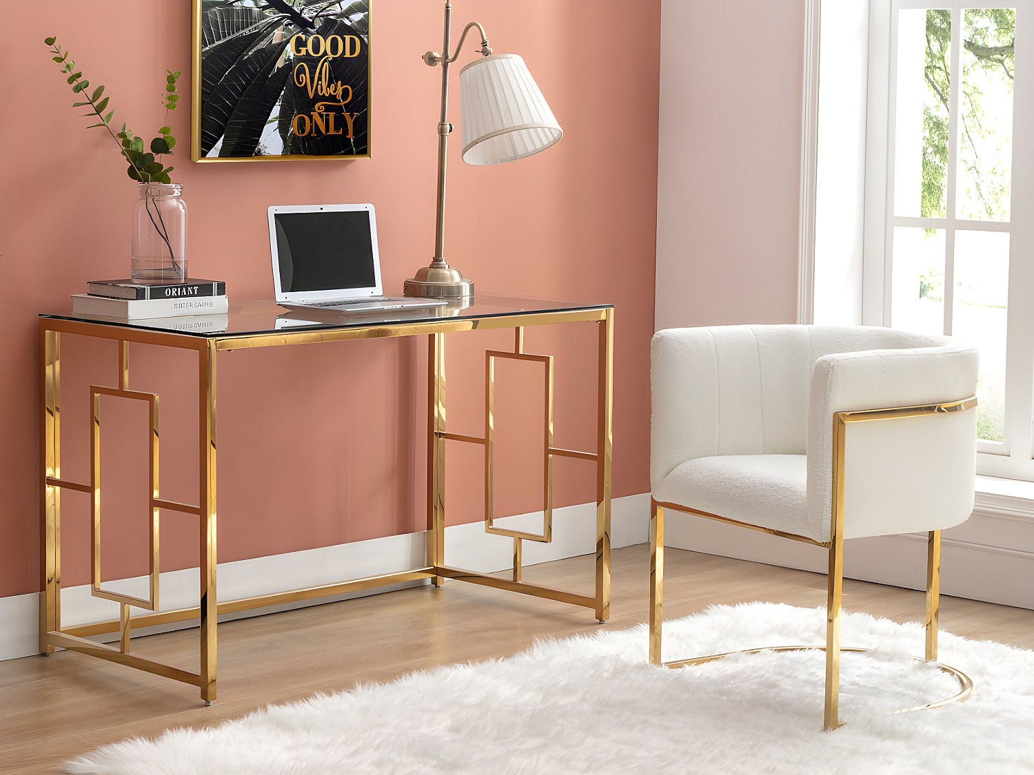 Tribesigns Bureau d'ordinateur - 140 x 80 x 75 cm - Table d'ordinateur Tribesigns Bureau d'ordinateur - 140 x 80 x 75 cm - Table d'ordinateur