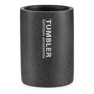 Set 2 Bicchieri Portaspazzolino Magnetici Niuoppy – Plastica Infrangibile – Grigio