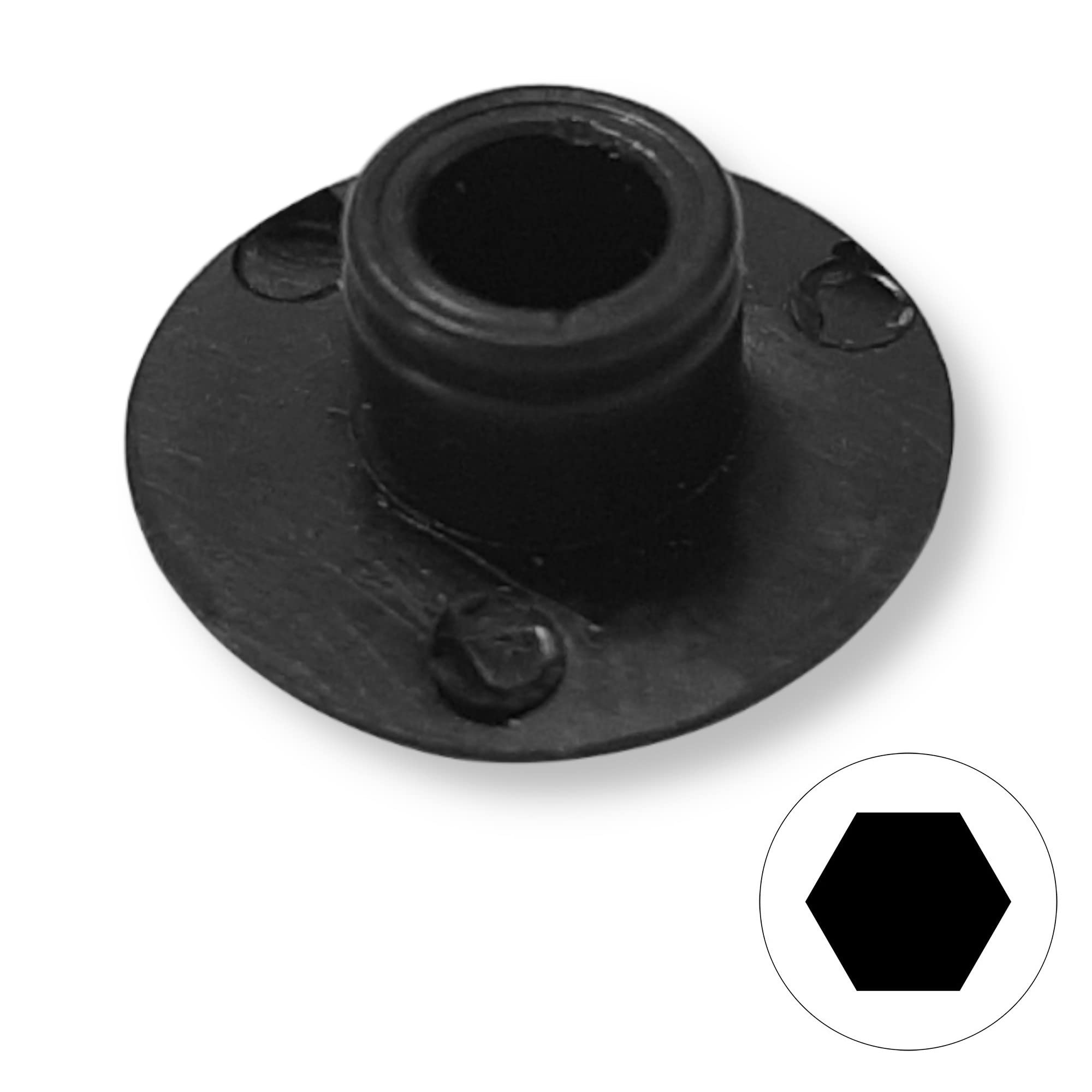 Copritappo Autoadesivo Nero Northwood &ndash; Confezione Conveniente, Ideale Per Nascondere Viti