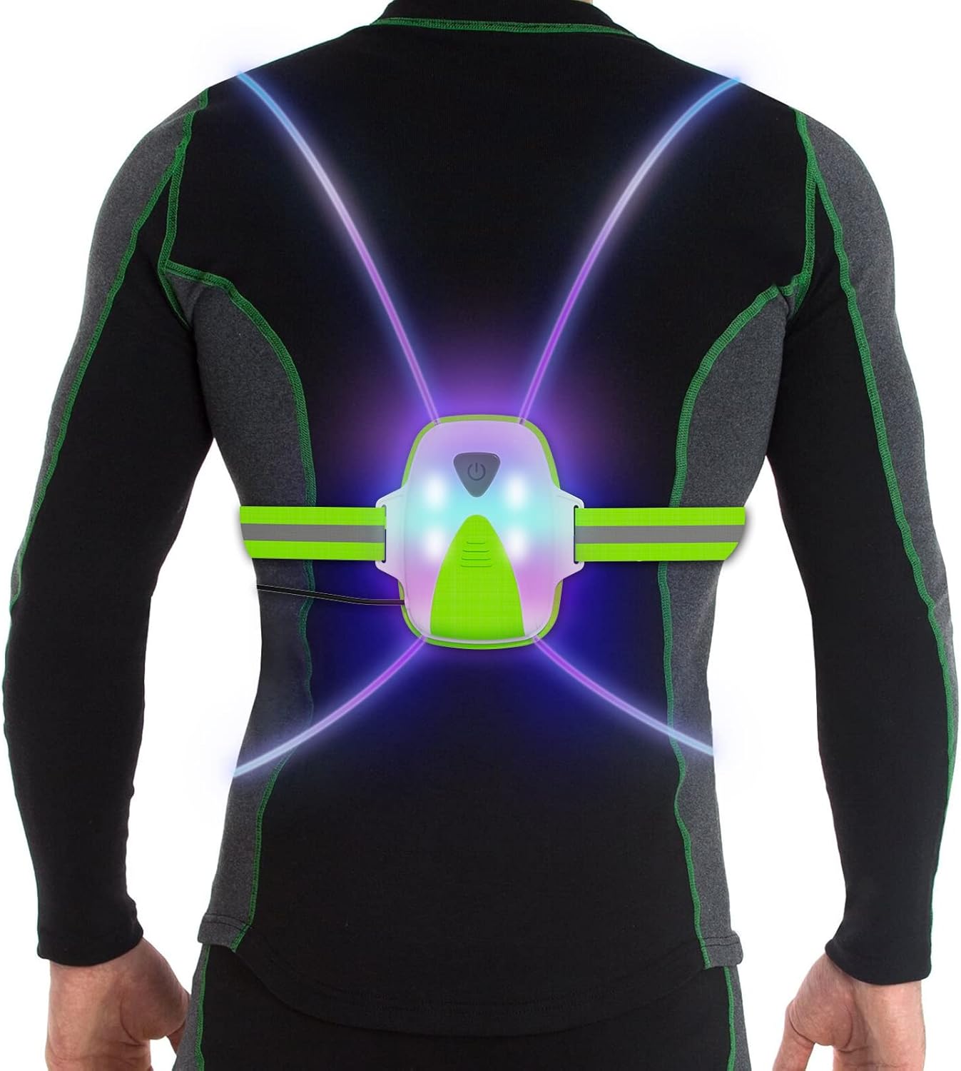 Gilet De Sécurité LED Rechargeable USB - Haute Visibilité 360°, 3 Modes - Pour Running, Vélo, Travaux De Nuit Gilet Haute Visibilité Nuit