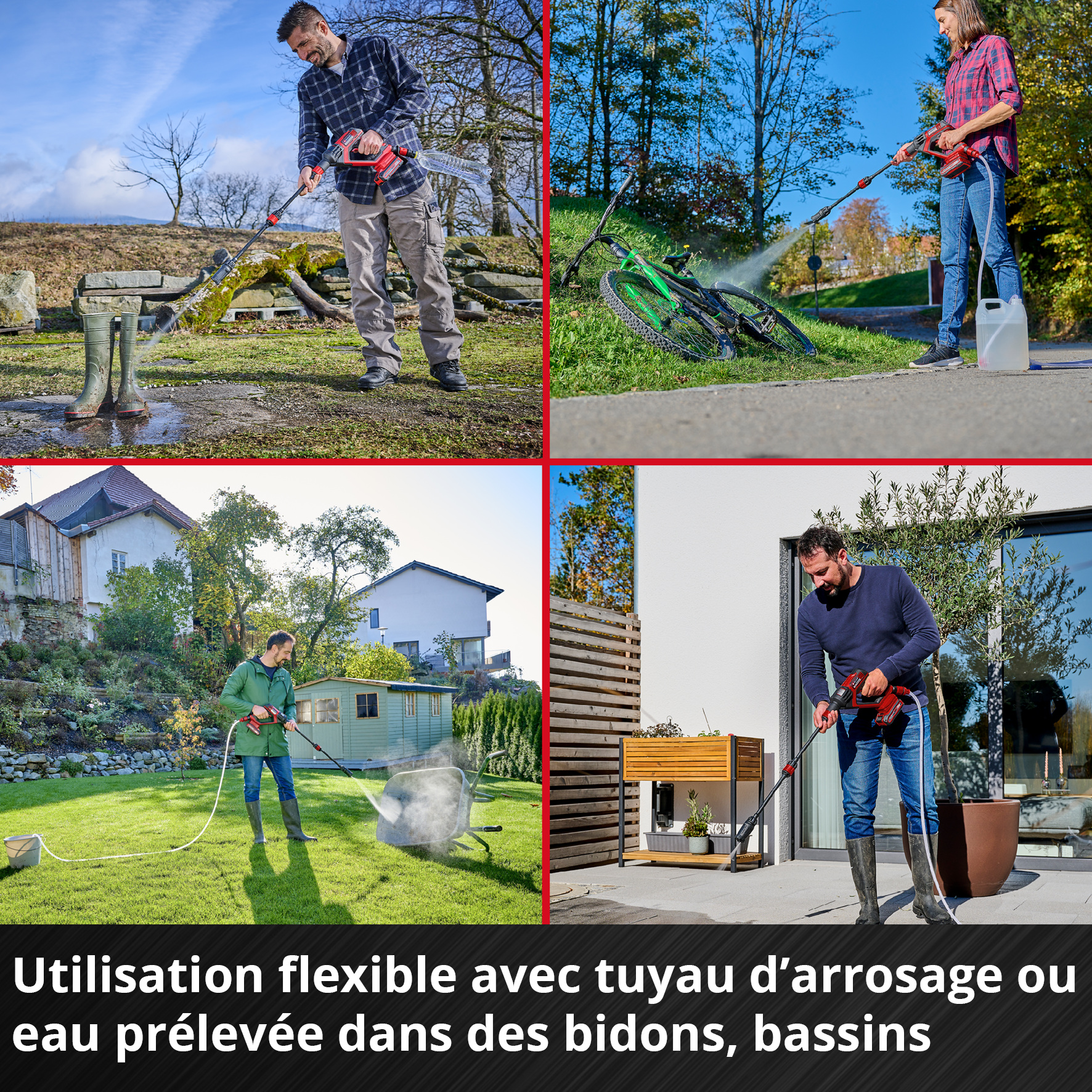 Einhell Pistolet-nettoyeur moyenne pression sans fil HYPRESSO 18/24-1 PXC (18V) Livré sans Batterie ni Chargeur - 3