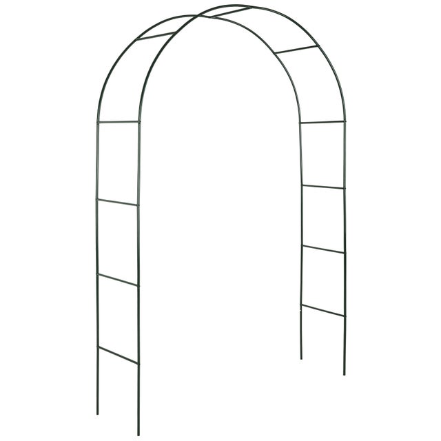 Arco Da Giardino In Legno Per Piante Rampicanti – 180 Cm, Antivento E Facile Da Montare, Perfetto Per Matrimoni E Vialetti (Marrone)