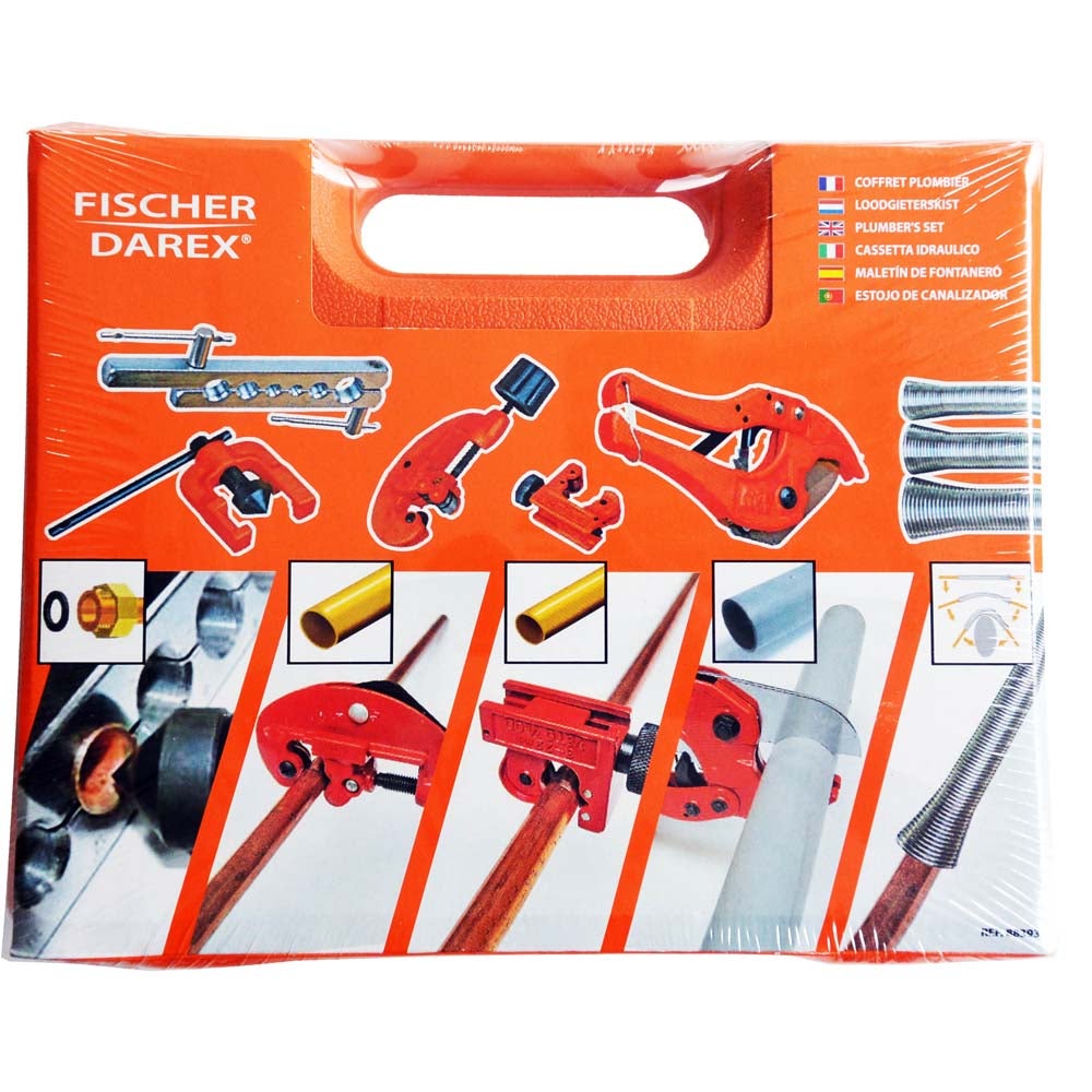 Coffret plombier coupe tube cuivre et PVC, collet battu - 4