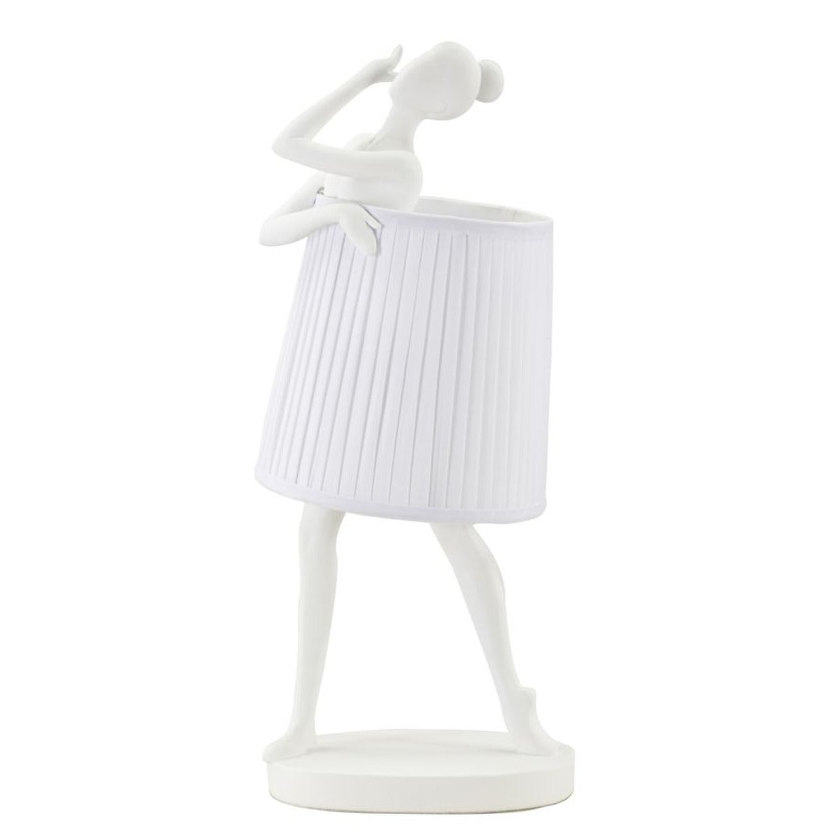 Lampa Stołowa Balerina 2, Poliżywica, Biały, Seven Design