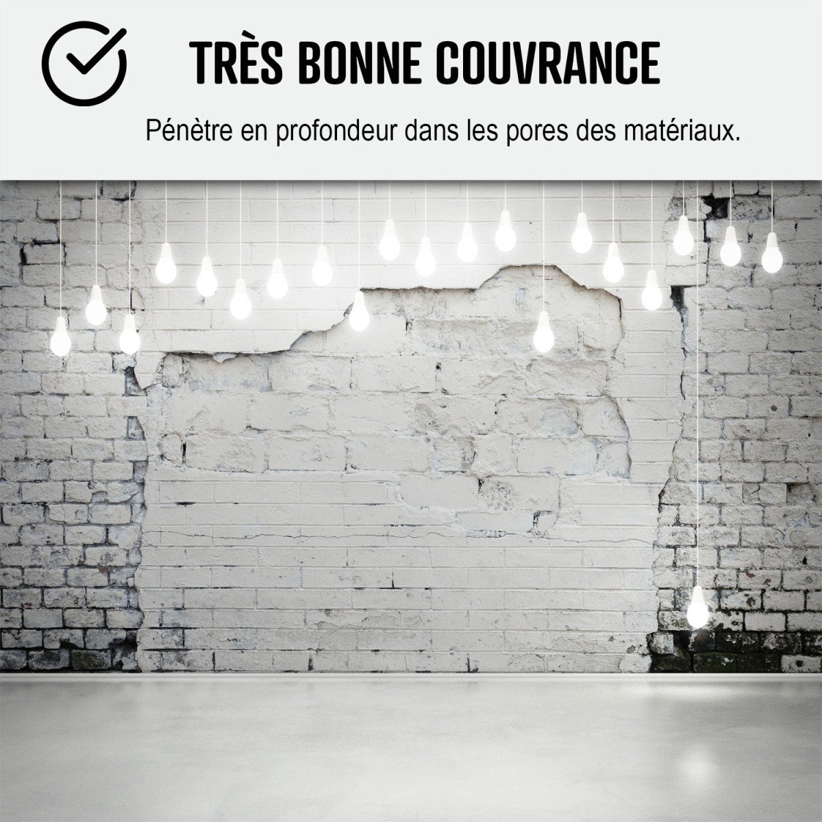 Peinture anti humidité mur humide salle de bain - ARCASCREEN - 0.75 L (jusqu'à 3 m²) - ARCANE INDUSTRIES - 6