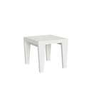 Careg Table extensible 90x90/246 cm Scorzè Blanc Frêne; Made in Italy ...