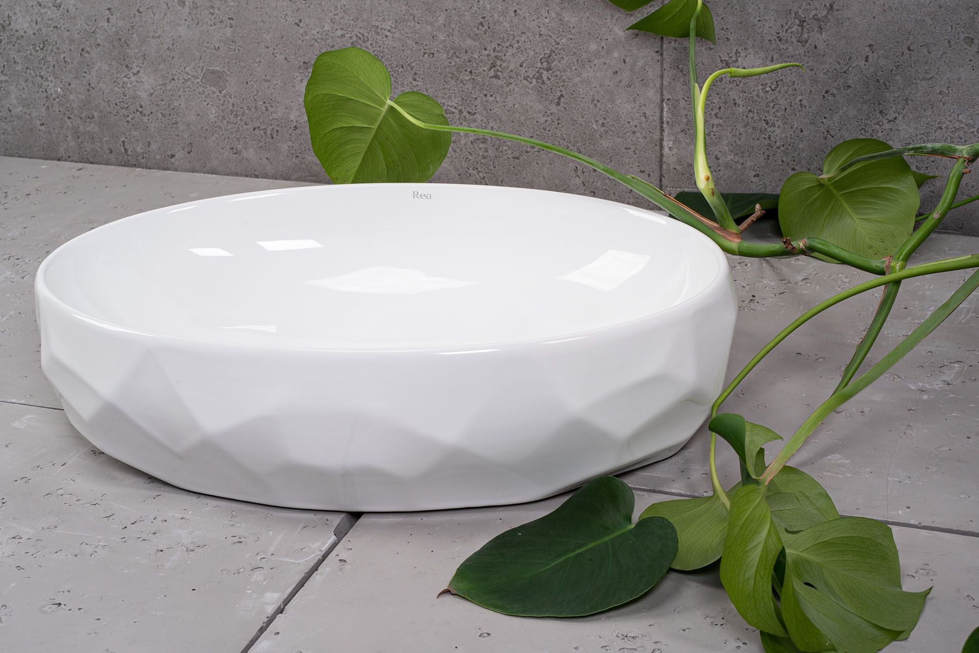 Umywalka Nablatowa Rea Maya Biały 60 X 39 - 6