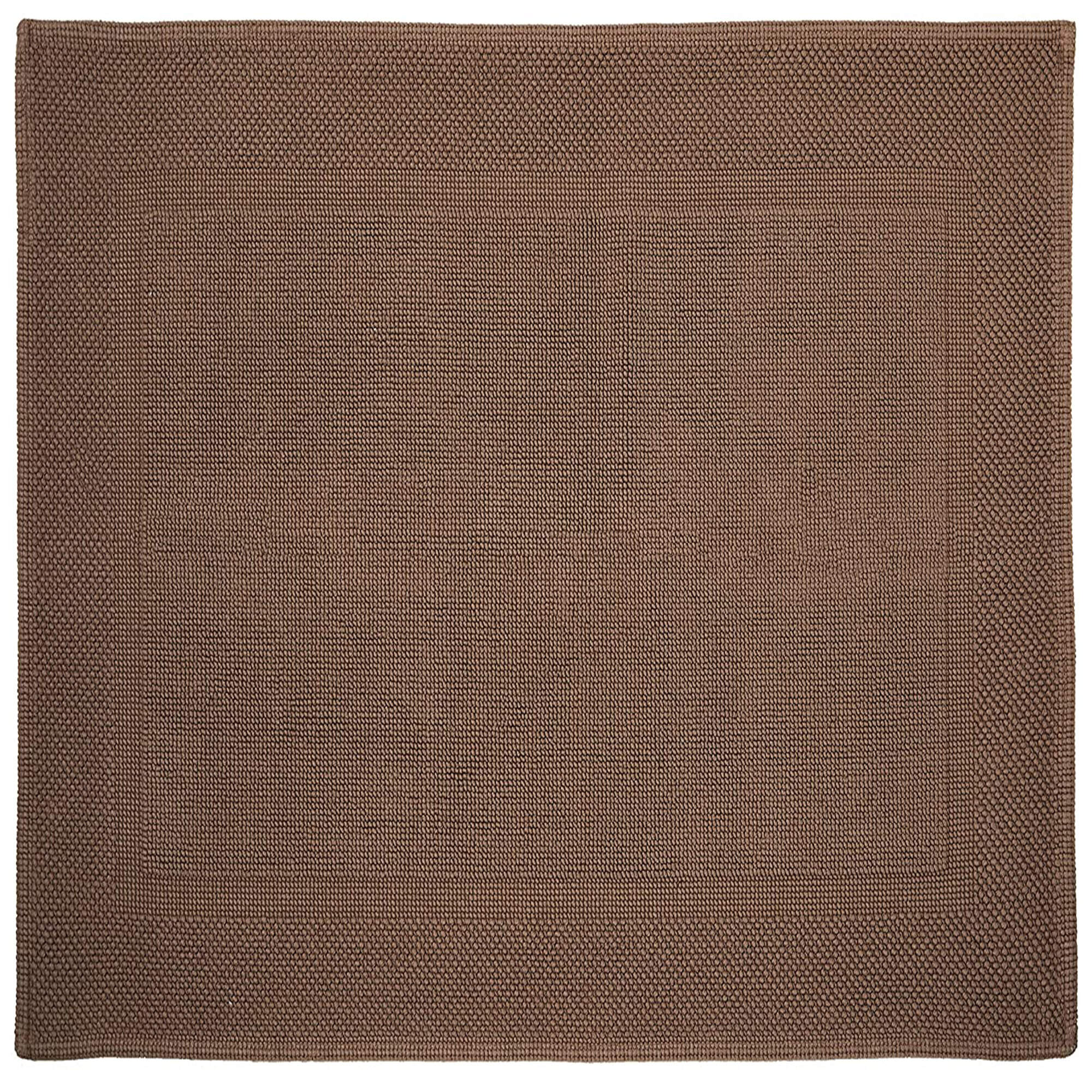 Tapis de bain 60x60 cm LOFTY marron Taupe 1500 g/m2 - 3