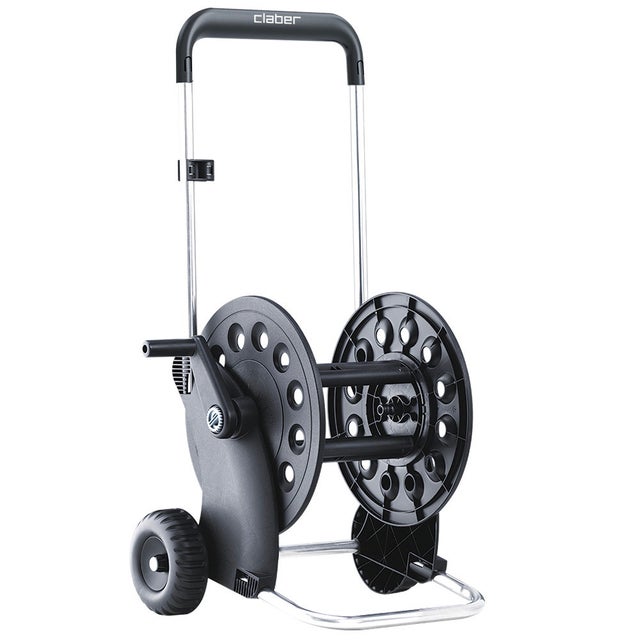 Claber Ecosei chariot dévidoir avec cadre aluminium robuste et léger