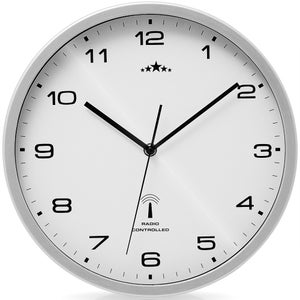 VidaXL Orologio Da Parete 3D XXL - Decorazione Murale Moderna In Argento - 2
