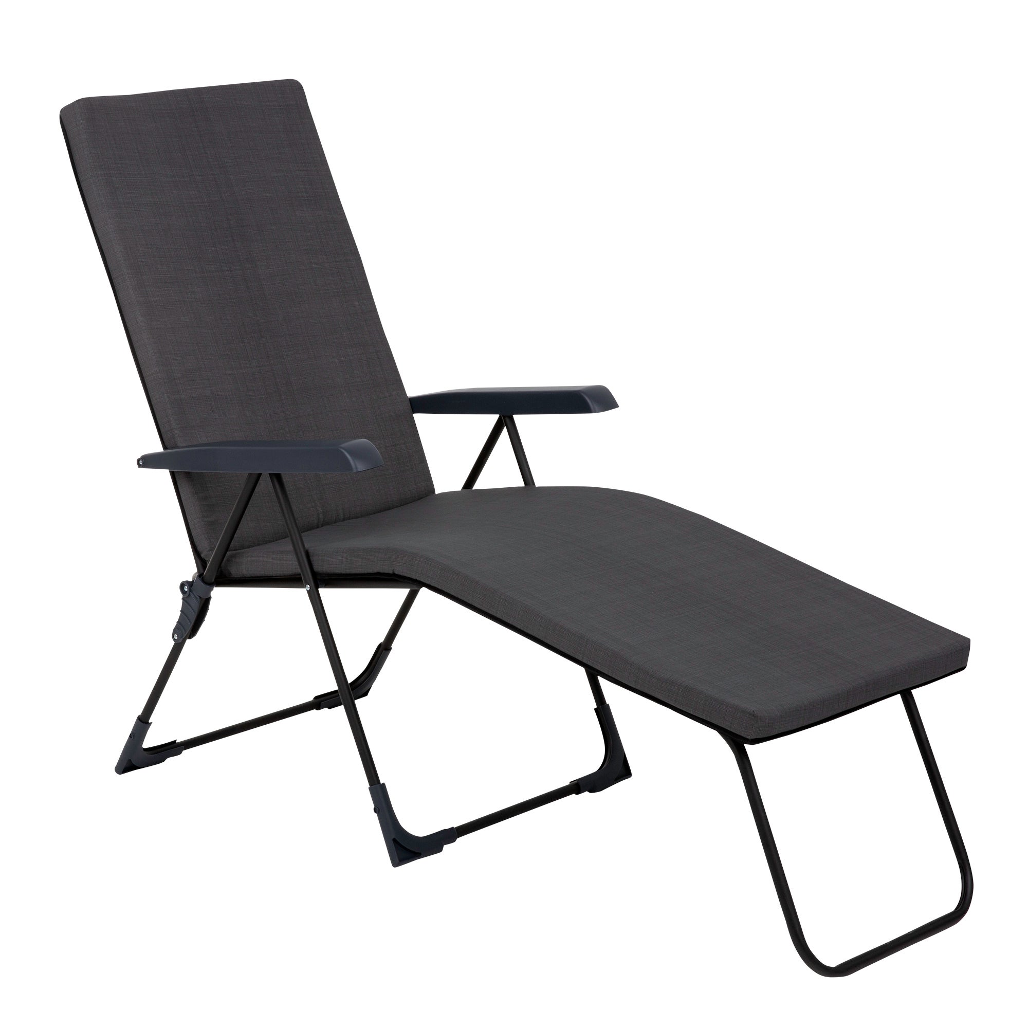 Leżak ogrodowy Barletta Black Edition antracytowy Patio