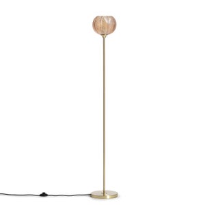 Lampada da Terra in Carta Intrecciata Satie
