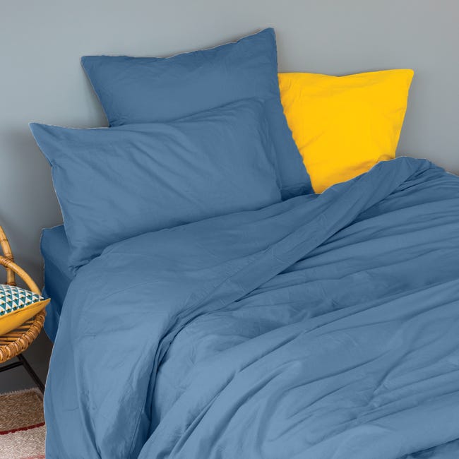Housse de Couette 100 Percale de Coton naturel|Emma Matelas Housse de Couette 100 Percale de Coton naturel|Emma Matelas