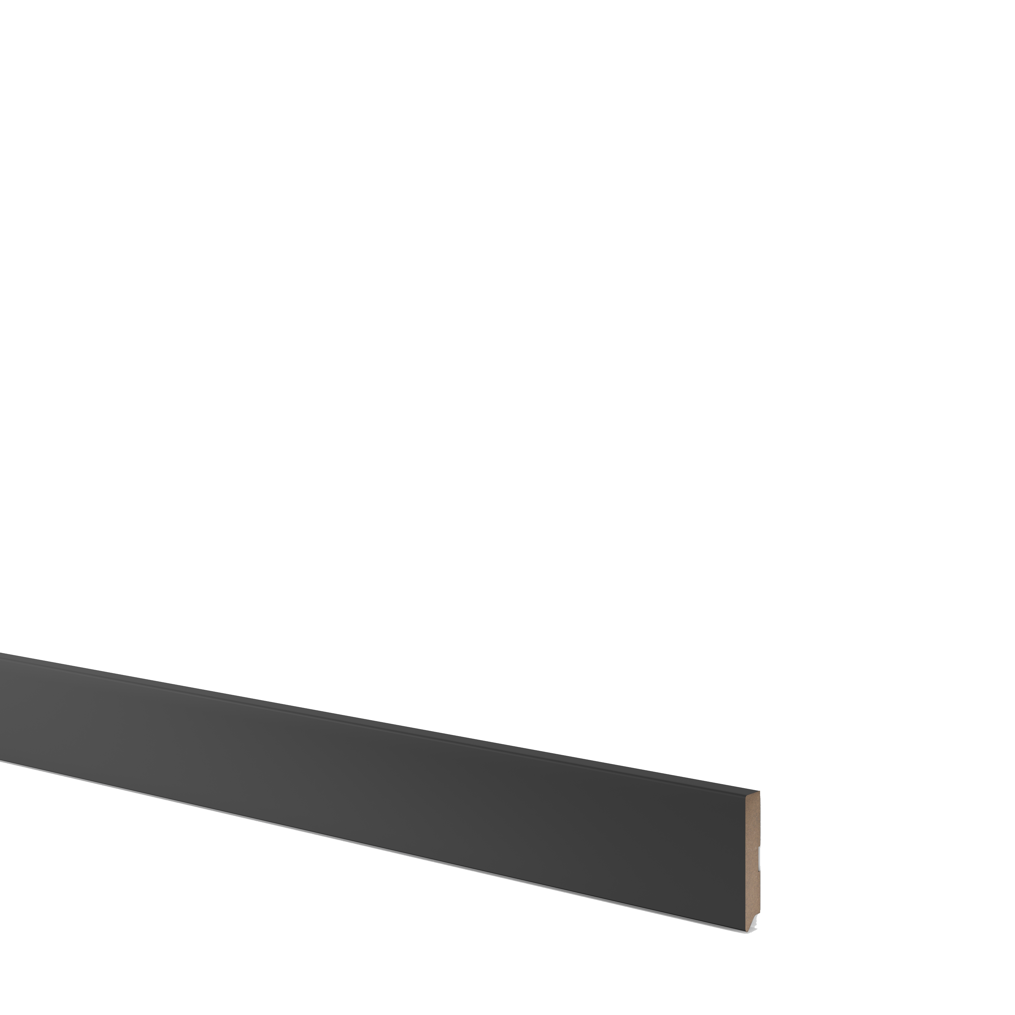 Listwa przypodłogowa MDF LAMELE3D - Czarny Mat