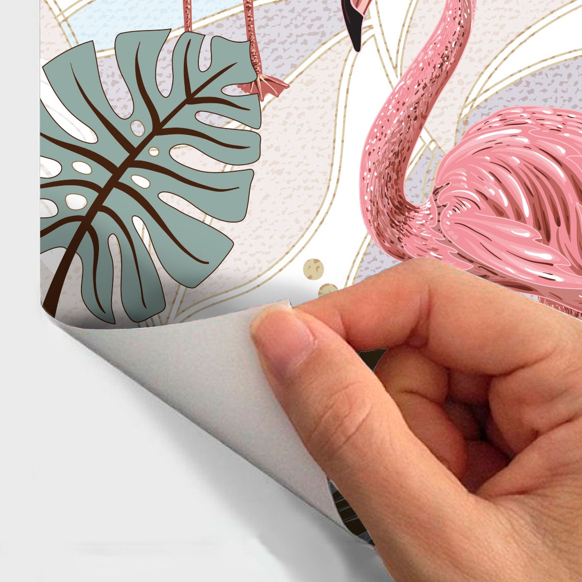 Adesivo arazzo tropicale Barinas - Sticker adesivo - adesivi murali - 60x60cm - 4