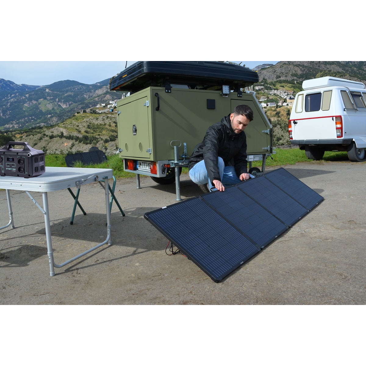 Panneau solaire pliant cadré 200W - Orium - 5
