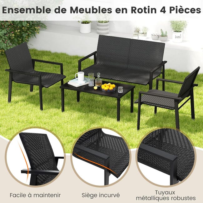 Pezzi Set di Mobili da Giardino, Set di Tavolo e Sedie da