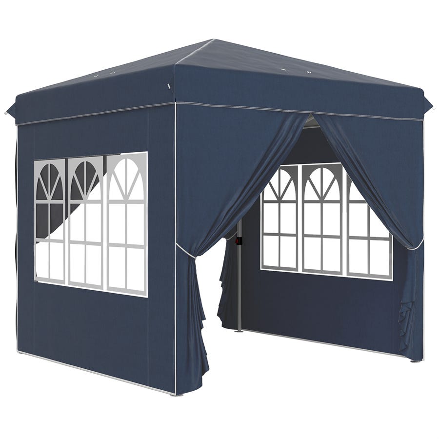Gazebo Pop Up 2x2m SANHENG - Tenda Impermeabile Per Esterno | Con Pesi E Pareti - Foto 10