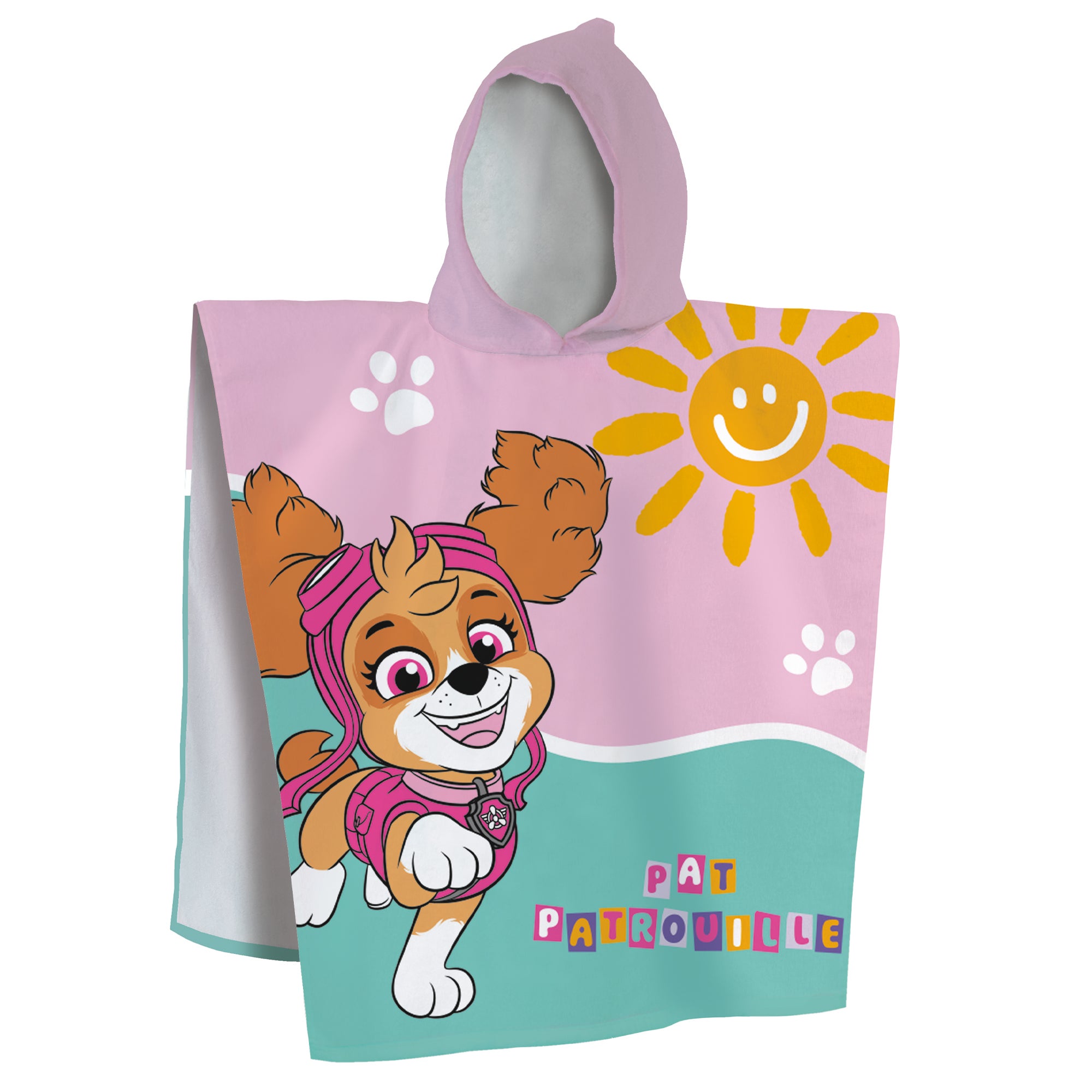 Cape De Bain Minnie Mouse 100% Coton - 60x120 Cm, Douce Et Absorbante Pour Enfants 6 Mois à 4 Ans