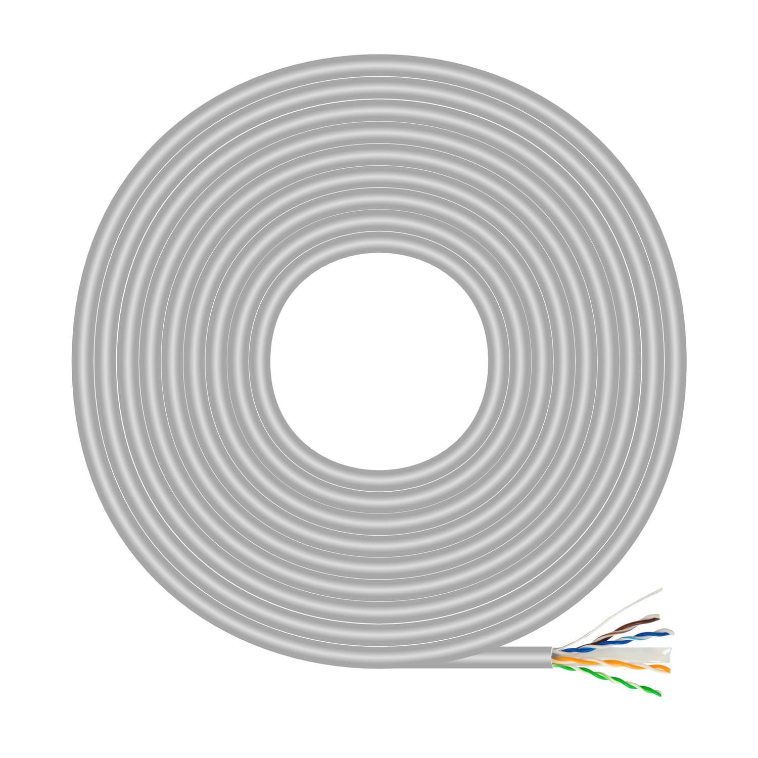 bobine de c�ble rj45 utp awg23 cca (alliage) aisens a135-0660 cat.6 100m gris - 4