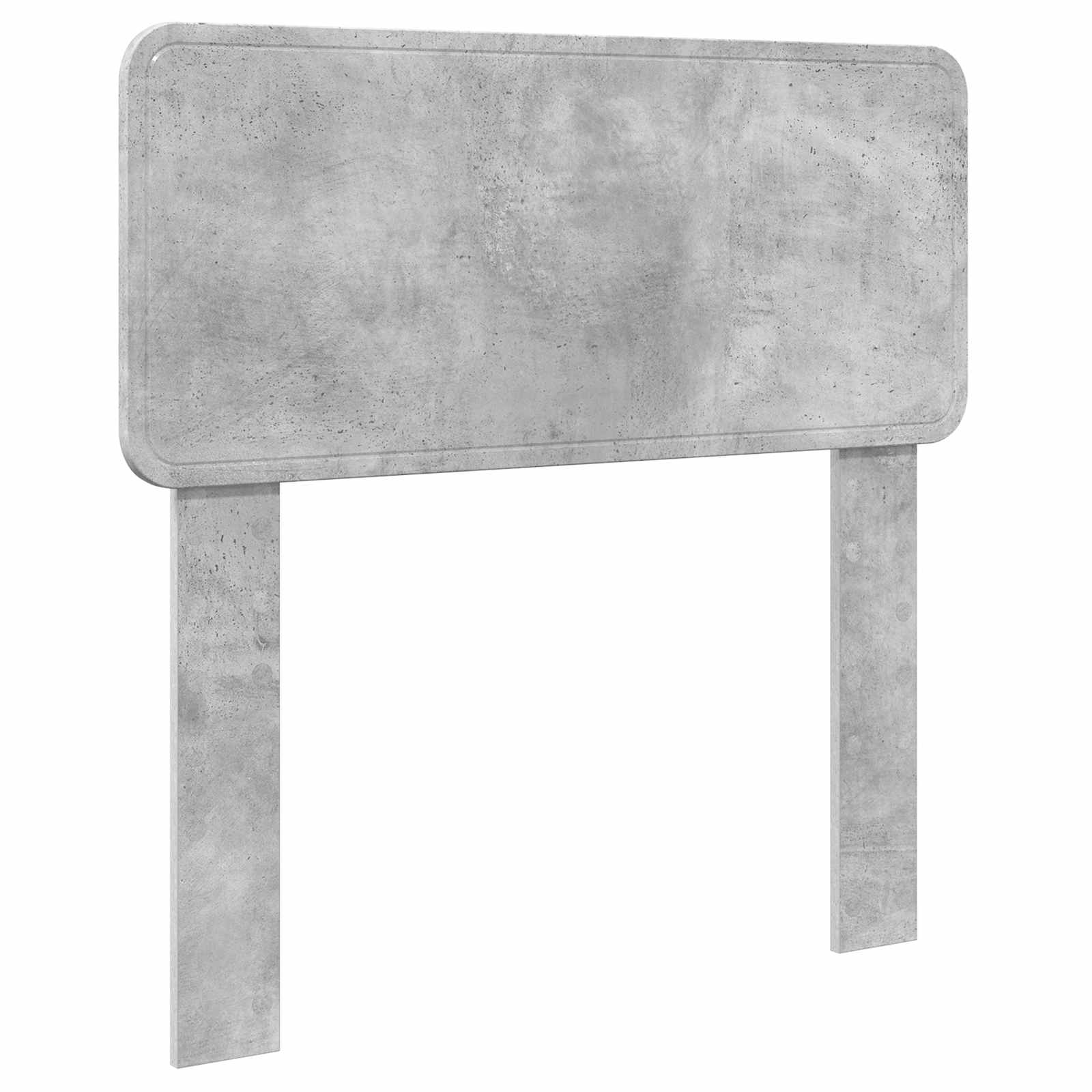 Cadre de lit avec tête de lit gris béton 75 x 190 cm pin massif - 6