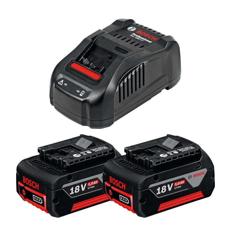 Power Set 2 GBA 18V 5.0Ah + GAL 1880 CV Professional Ref. 1600A00B8J