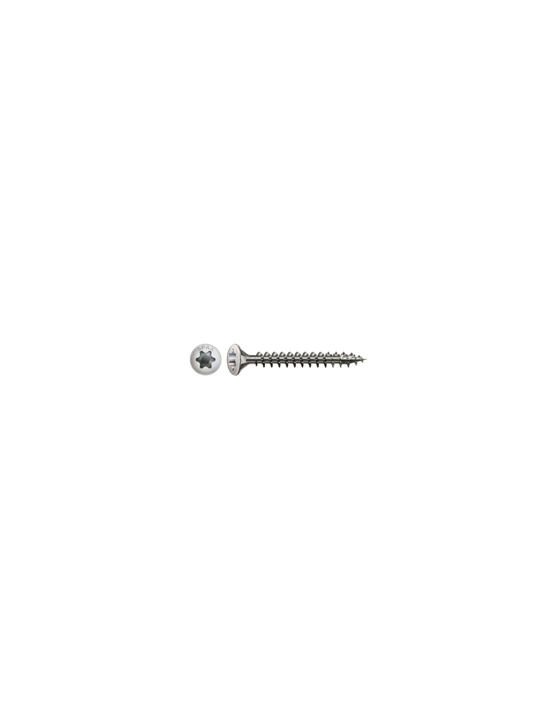 Spax Vis bois Tête fraisée bombée TFB T-STAR TORX T15 3.5X30 Filetage total Inox A2-200 pièces - 2