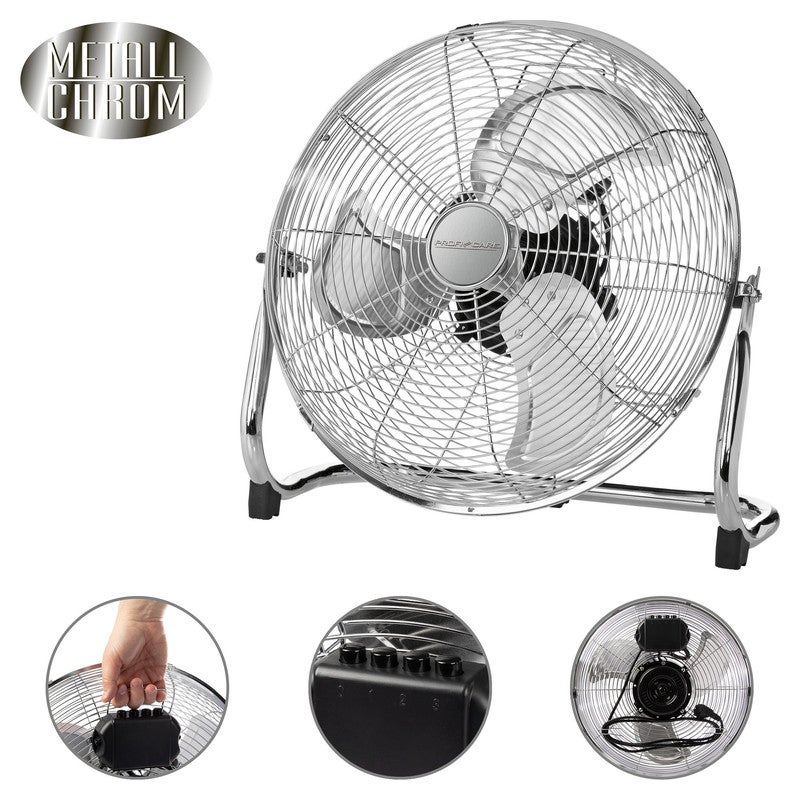 Ventilateur De Sol Profi-care Pc-vl 3065 Wm 330650 100 W (ø X H) 400 Mm X 490 Mm Chrome 1 Pc(s) - 2