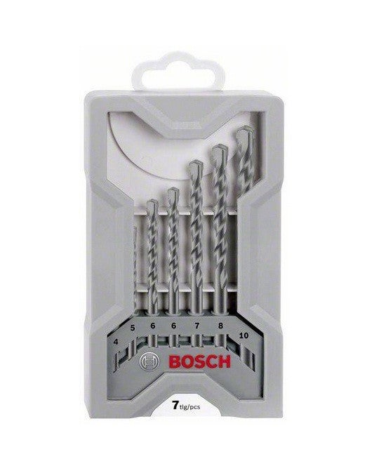Bosch Zestaw wierteł do betonu CYL-3 Silver Percussion 7 szt. 4, 5, 5,5, 6, 7, 8, 10 mm - 2607017083