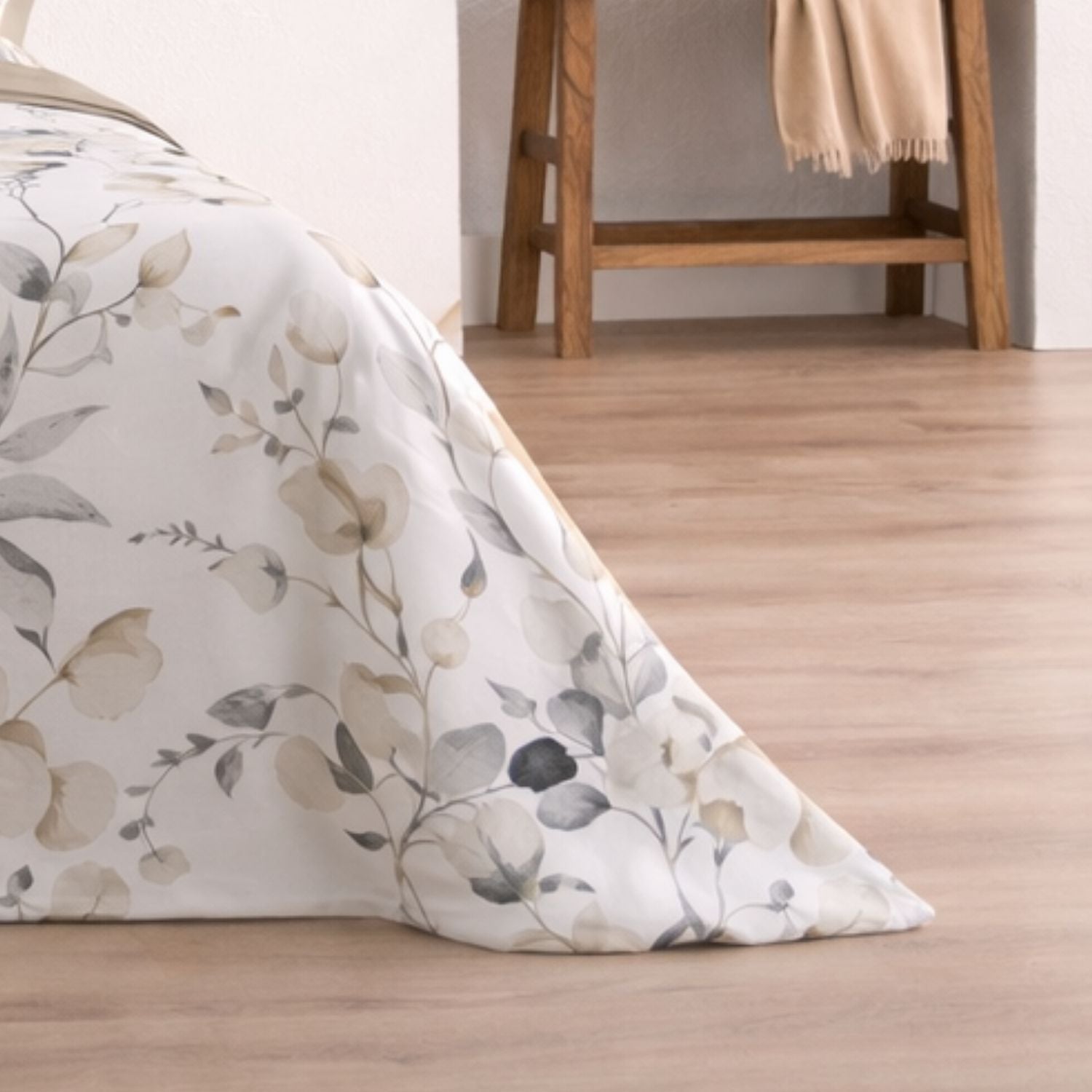 Juego de Sábanas 144 hilos Ahoa Beige Cama 135cm (3 piezas) Donegal Collections - 5
