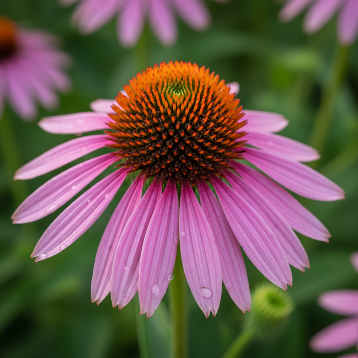 Lot de 6 - Echinacea purpurea - Échinacée pourpre - Floraison abondante - H. 10-20 cm - P. 9 cm - 2