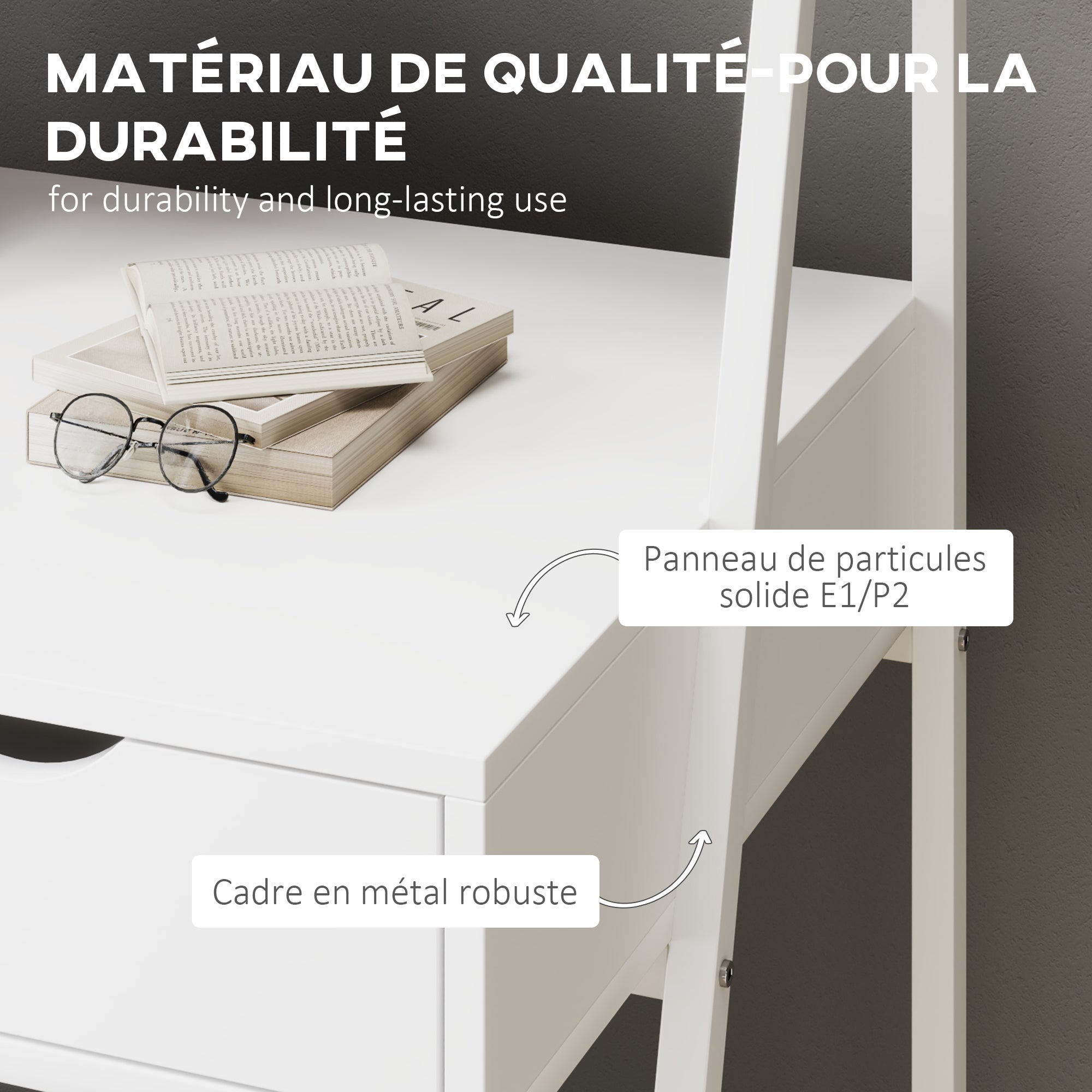 Bureau Panneaux de particules HOMCOM - 5