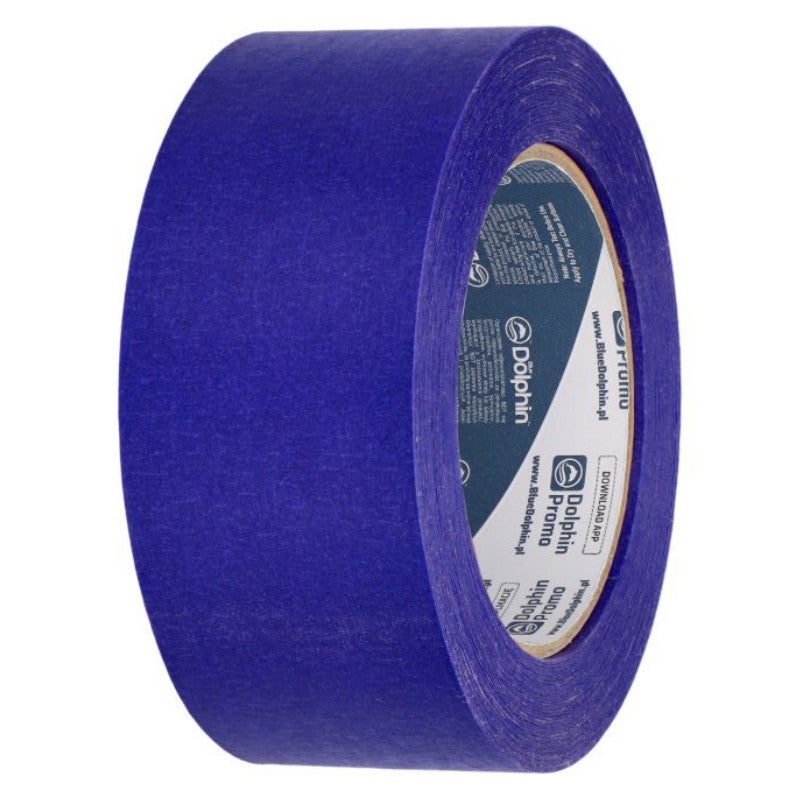 Taśma malarska, Blue Dolphin, niebieska, 48mm x 50m - 2