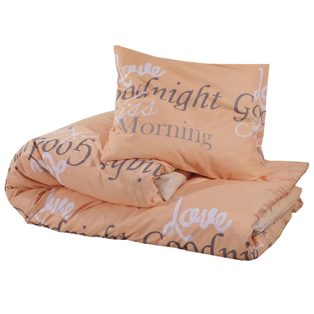 Ensemble de housse de couette rose 140x200 Coton - 3