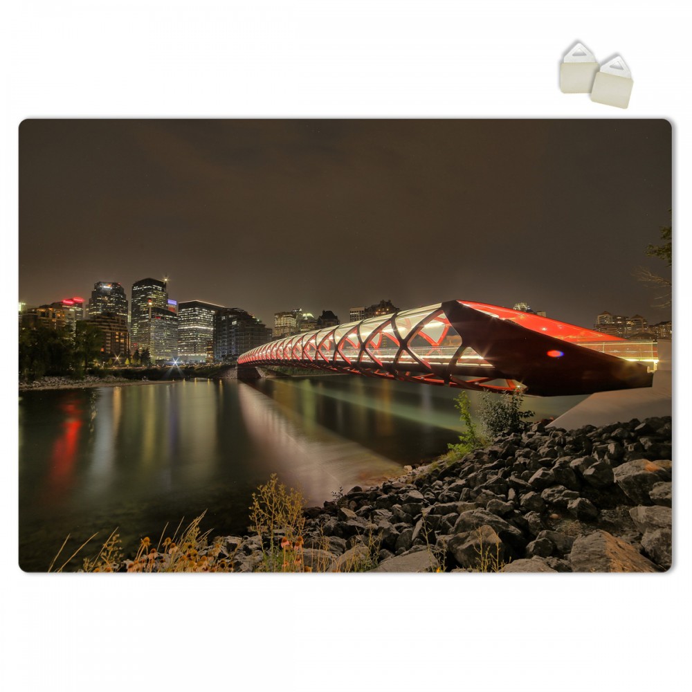 Calgary - estructura de póster de pvc expandido forex espesor 3 mm - dimensiones 100x70 cm