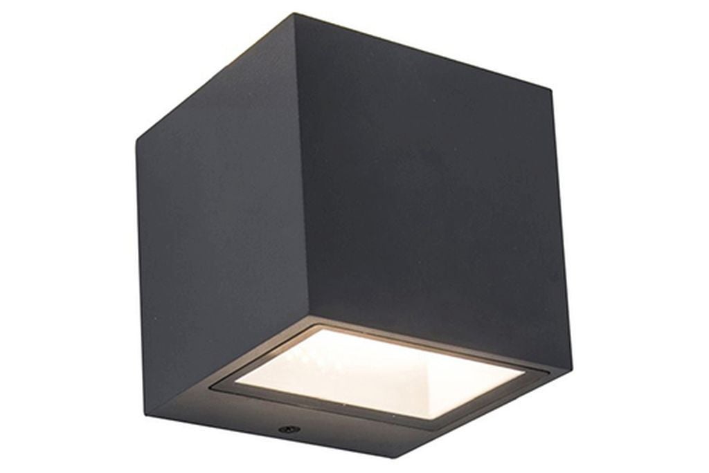 Kinkiet zewnętrzny LED GEMINI antracyt 9W Neutralna biel 850lm aluminium wym:8,6x8,5x8,8cm IP54 Lutec