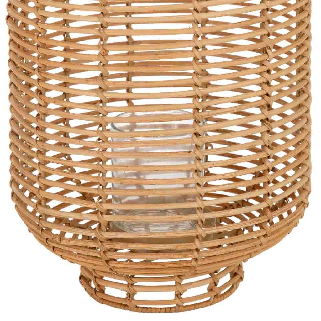 Farol de ratán natural marrón D13/25xh50/64 - 5