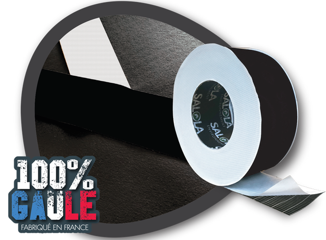 ADHÉSIF 25M POUR PARE-PLUIE / PARE-VAPEUR / SOUS-TOITURE AEROTAPE PREMIUM UV 5000 en 60mm de marque SALOLA
