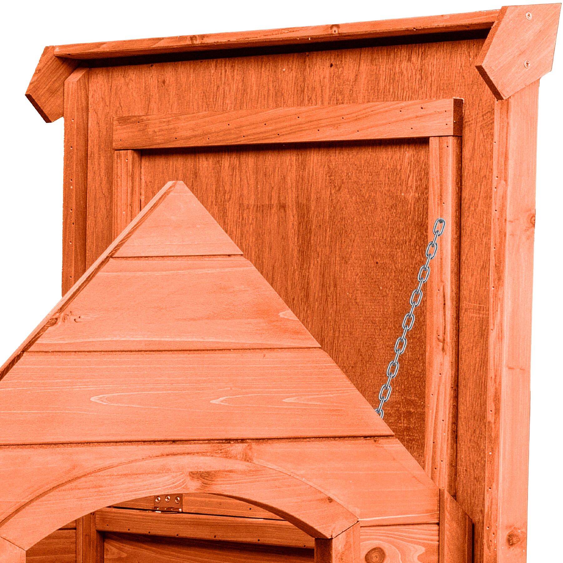 TECTAKE Casota de cão Fabricado em madeira envernizada - 7