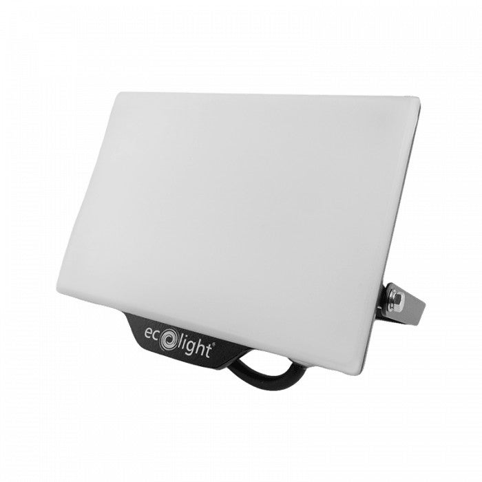 Naświetlacz LED czarno-biały LED 50W 6500K 4500lm IP65 wym: 13,8 x 17,8 x 3,7 cm aluminium Ecolight
