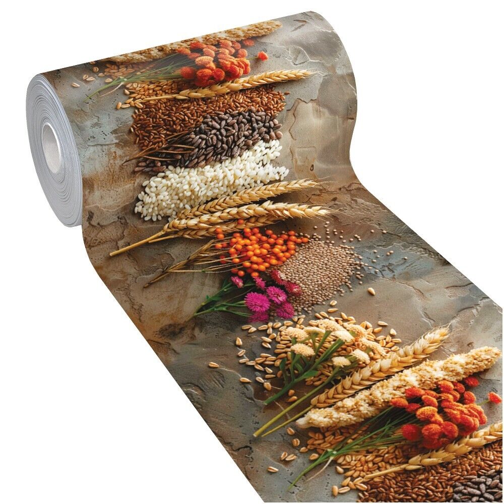 Alfombra de cocina 51x210 cm pvc suave antimanchas no se deshilacha impresión digital lavable dis_a