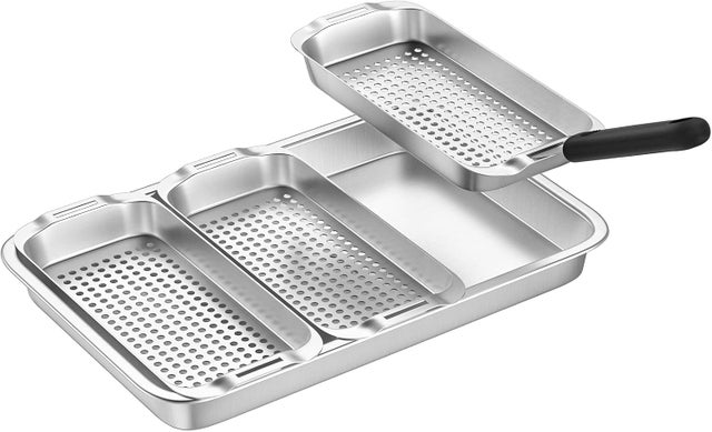 Lot De 2 Supports De Spatules En Acier Inoxydable - Pince Pour Barbecue Blackstone Et Plaques à Griller