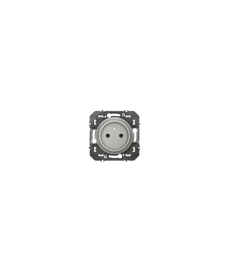Prise de courant LEGRAND Dooxie 2P à puits 16A aluminium - 2
