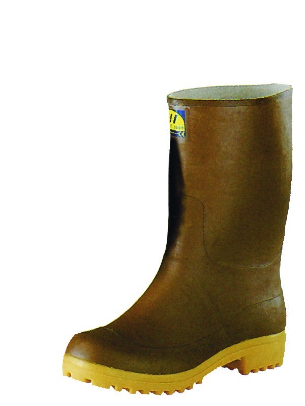 Stivali In Gomma Verdi Bassi Trento, Suola In Gomma, Altezza Polpaccio, Chiusura Slip-on, Tacco Piatto – Taglia 44