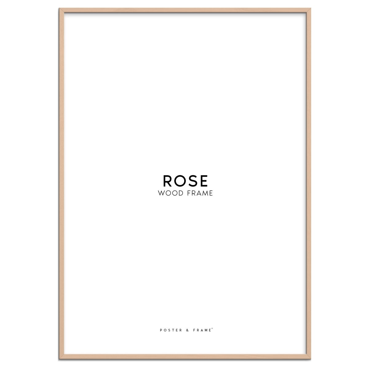 Marco – Marco de madera rosa 50 x 70 cm | Leroy Merlin