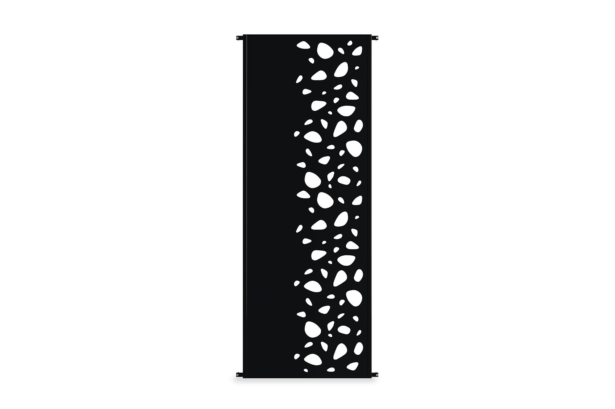 Lot de 3 panneaux décoratifs SUNNY Noir H.160cm motifs côté droit - 5