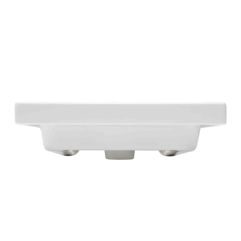 Brevis Lavabo suspendu avec trou pour robinetterie au milieu, 50,5x40x14cm (SATBRE5040S) - 3