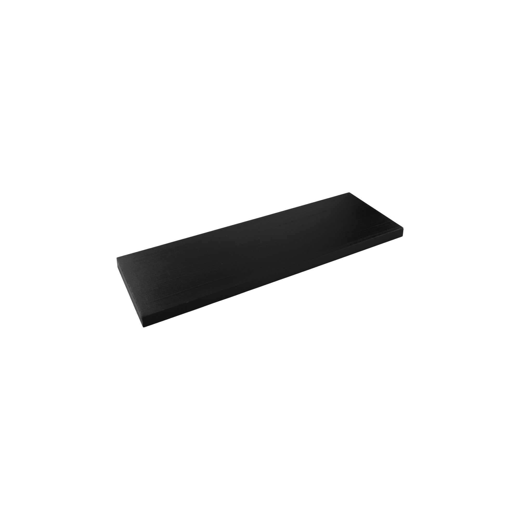 Mensola A Scomparsa MDF 30x22.9x3.8cm Nero - Scaffale Portaoggetti Per Parete | Per Soggiorno, Cucina, Ufficio - Foto 2